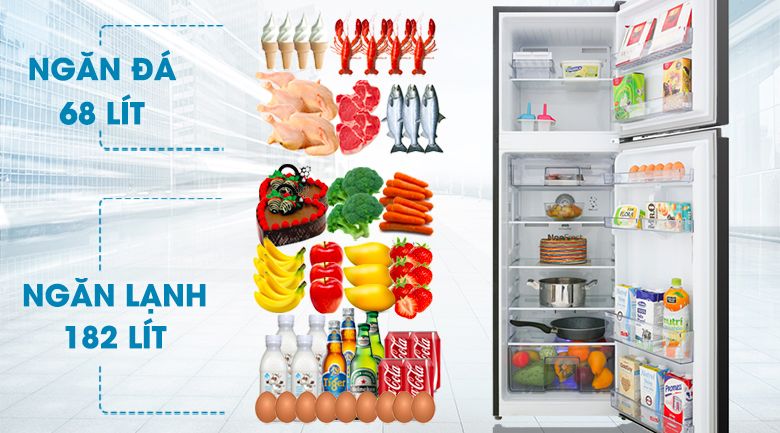 Tủ lạnh Inverter 250 lít Beko RDNT271I50VWB - hình 2