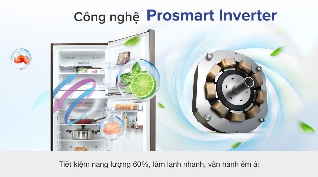 Tủ lạnh Inverter 340 lít Beko RDNT371I50VK - hình 5