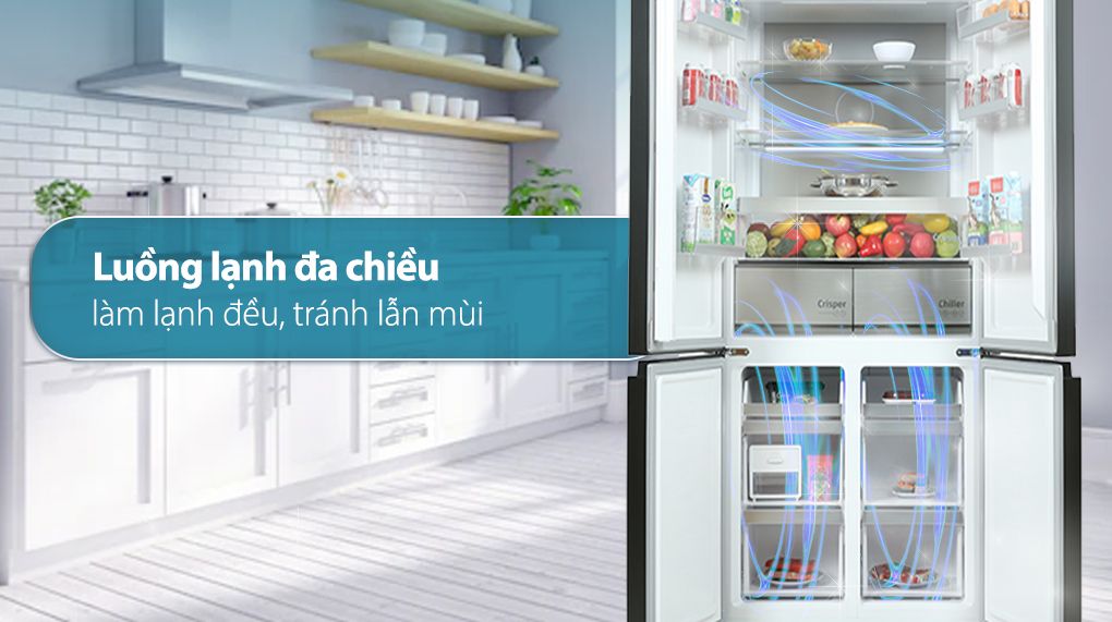 Tủ lạnh Inverter 553 lít Beko GNO51651KVN - hình 5