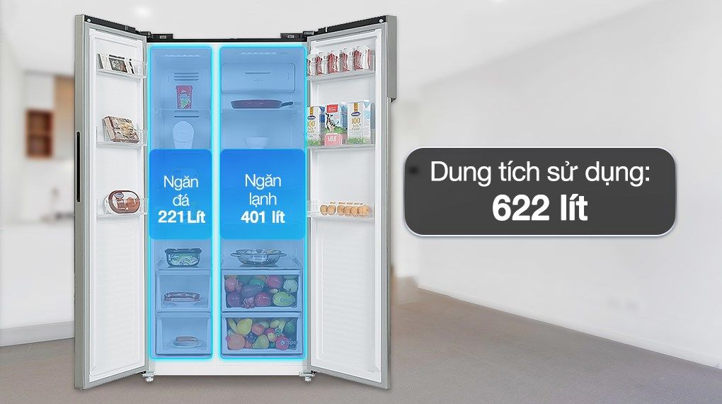 Tủ lạnh Inverter 622 lít Beko GNO62251GBVN - hình 2