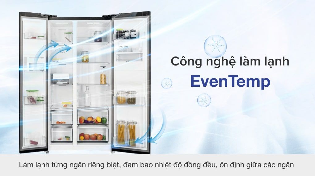 Tủ lạnh Inverter UltimateTaste 700 side by side 571 lít Electrolux ESE6141A-BVN - hình 4