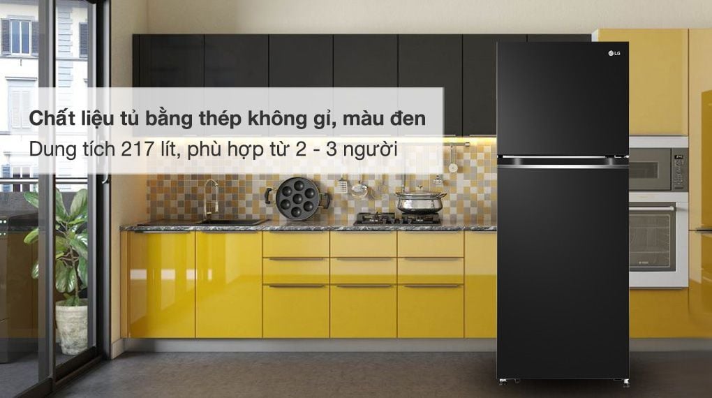 Tủ lạnh LG Inverter 217 Lít GV-B212WB - hình 1