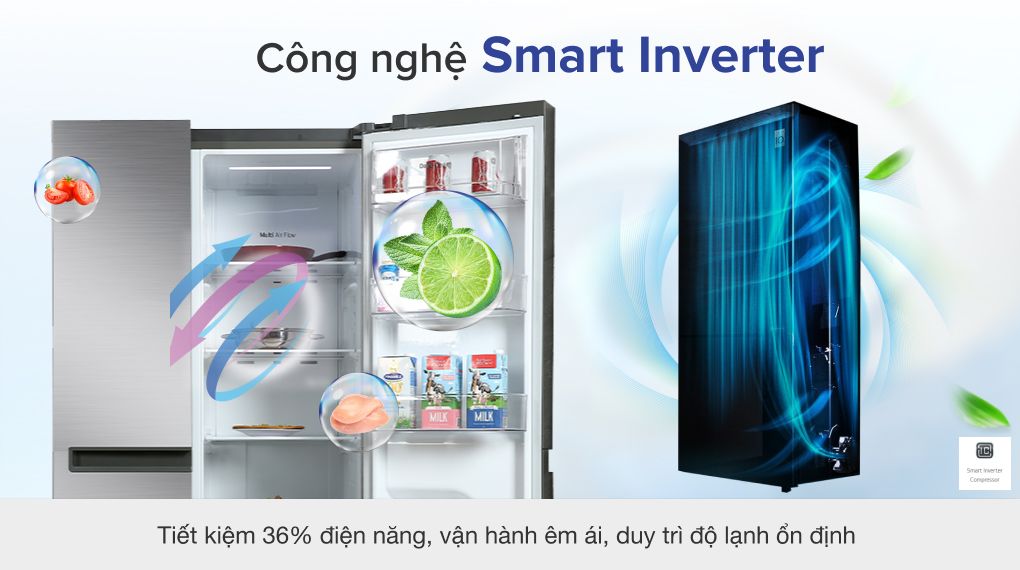 Tủ lạnh LG Inverter 305 lít GR-D305PS - hình 4