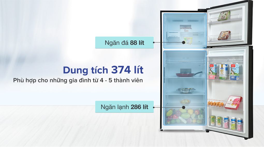 Tủ Lạnh LG Inverter 374 Lít GN-D372BL - hình 3