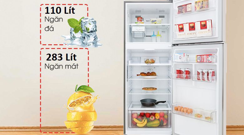 Tủ lạnh LG Inverter 393 lít GN-M422PS - hình 2