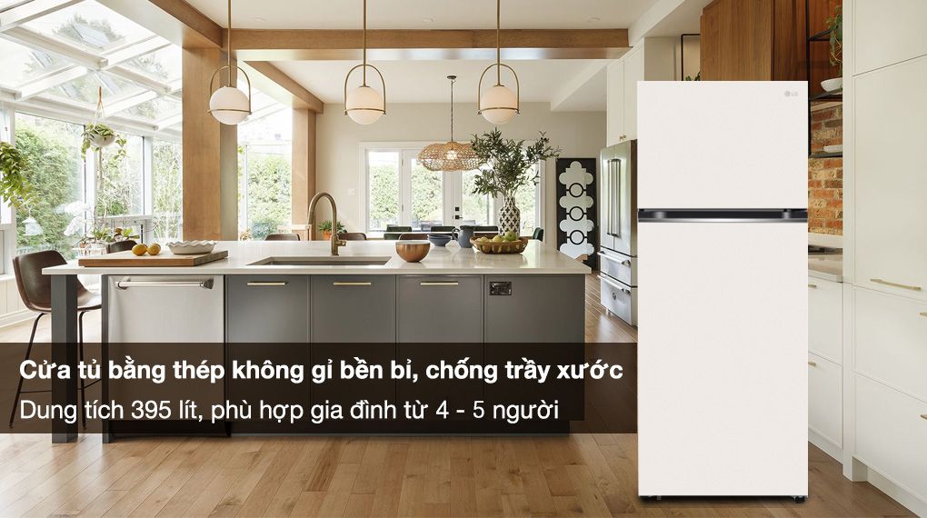 Tủ lạnh LG Inverter 395 lít GN-B392BG - hình 1