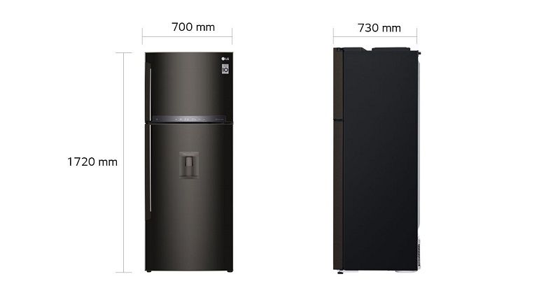Tủ lạnh LG Inverter 440 lít GN-D440BLA - hình 1