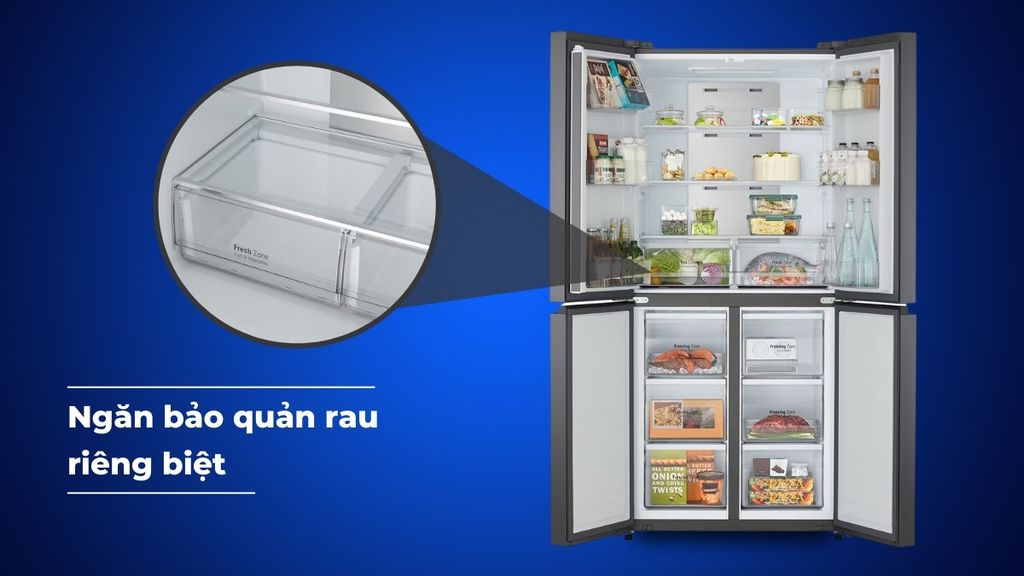 Tủ Lạnh LG Inverter 470 Lít GR-B50BL - hình 4