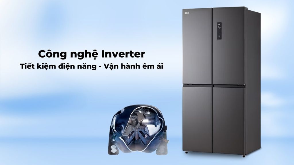 Tủ Lạnh LG Inverter 470 Lít GR-B50BL - hình 5