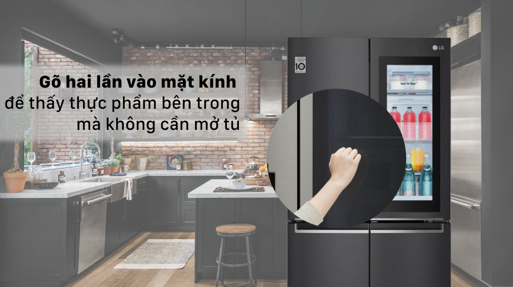 Tủ lạnh LG Inverter 496 lít GR-X22MB - hình 1
