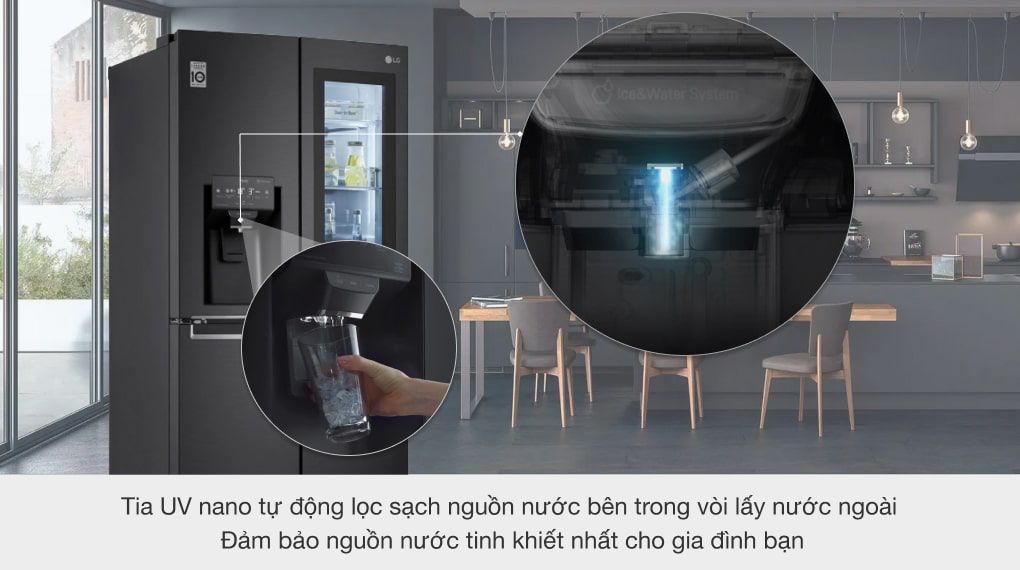Tủ lạnh LG Inverter 496 lít GR-X22MB - hình 4