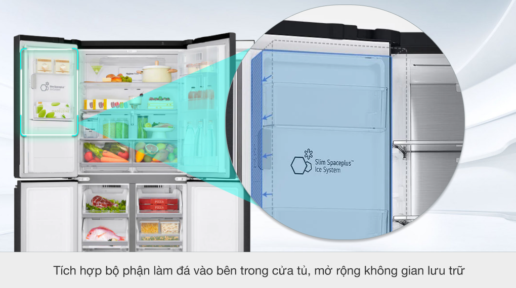 Tủ lạnh LG Inverter 496 lít GR-X22MB - hình 5