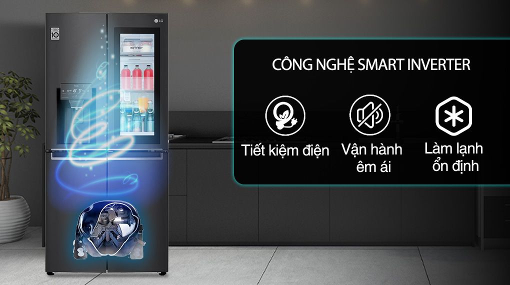 Tủ Lạnh LG Inverter 496 Lít GR-X22MBI - hình 4