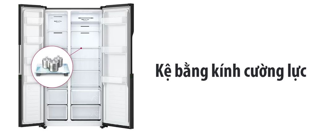Tủ Lạnh LG Inverter 519 Lít GR-B256BL - hình 2