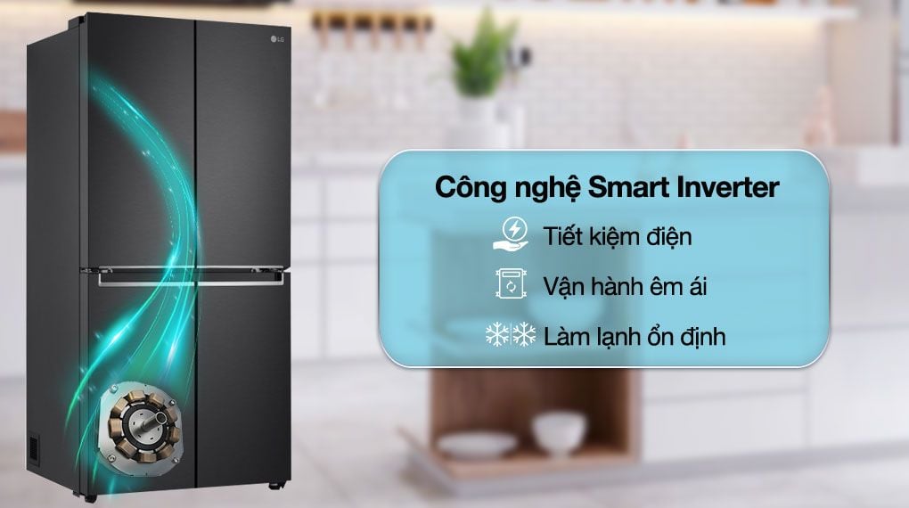 Tủ lạnh LG Inverter 530 Lít GR-B53MB - hình 3