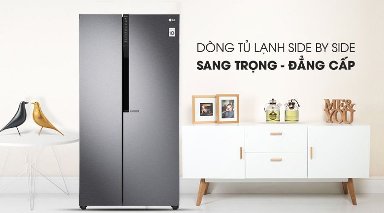 Tủ lạnh LG Inverter 613 lít GR-B247JDS - hình 1