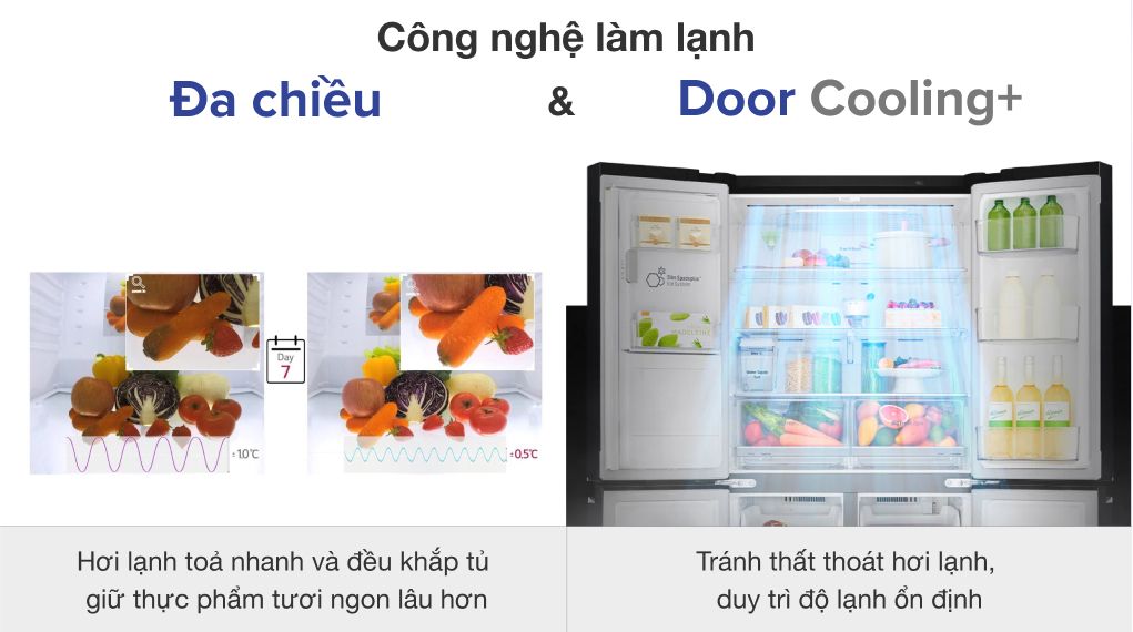 Tủ lạnh LG Inverter 635 Lít GR-D257JS - hình 5