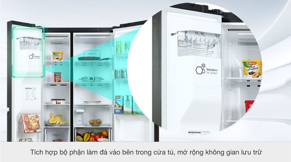Tủ lạnh LG Inverter 635 lít Side By Side GR-D257MC - hình 3