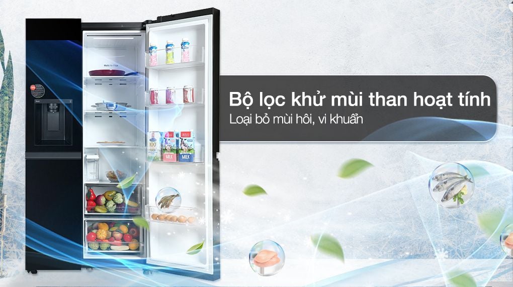 Tủ lạnh LG Inverter 635 lít Side By Side GR-D257WB - hình 5
