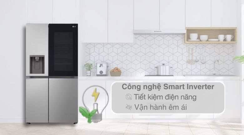 Tủ Lạnh LG Inverter 635 Lít GR-G257SV - hình 3