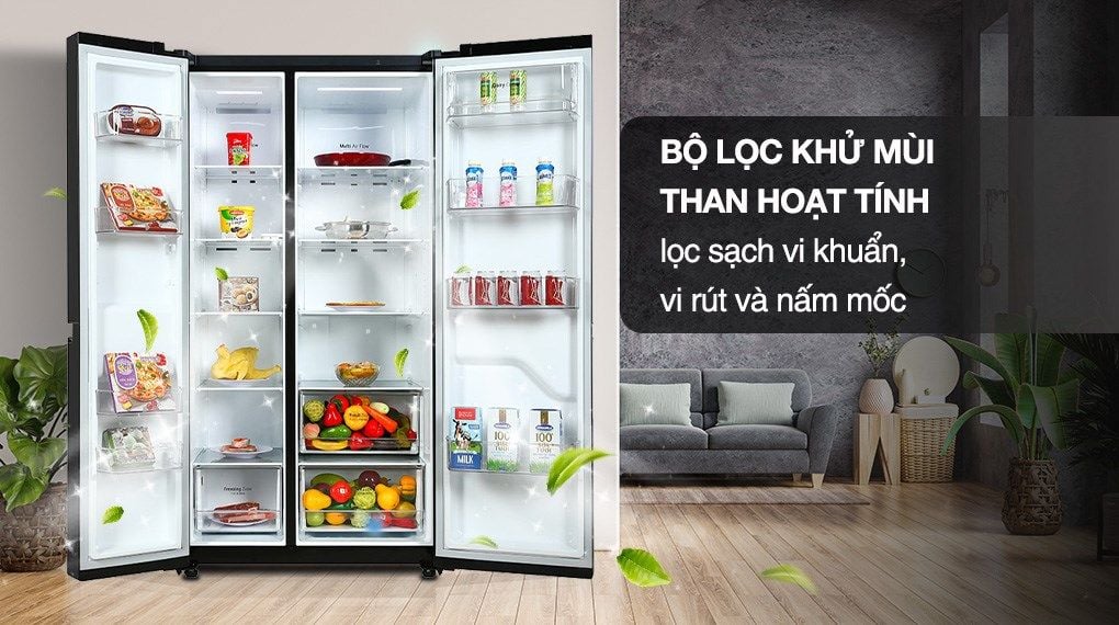 Tủ lạnh LG Inverter 649 Lít GR-B257WB - hình 5
