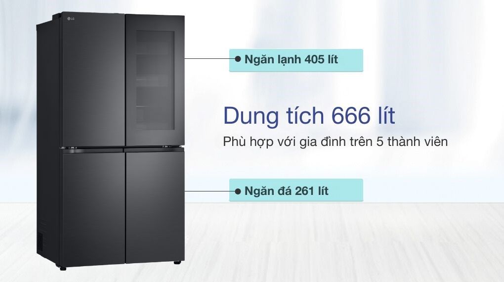 Tủ Lạnh LG Inverter 666 Lít LFB66BLMI - hình 2