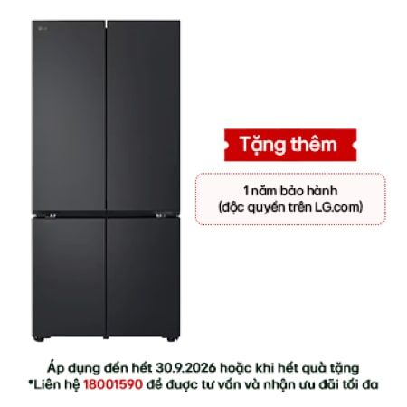 Tủ lạnh LG French Door màu đen 574L LFB58BLMA - hình 1