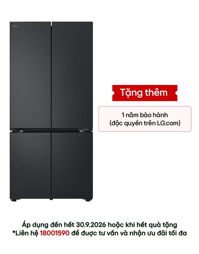 Tủ lạnh LG French Door màu đen 574L LFB58BLMA - hình 3