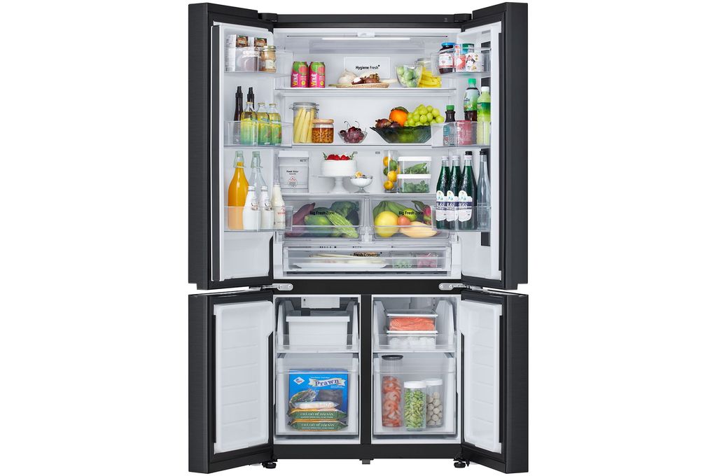 Tủ lạnh LG French Door InstaView™ màu đen lì 576L LFD58BLMAI - hình 1