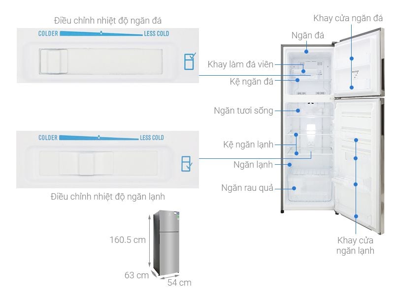 Tủ Lạnh Model Mới Electrolux ETB2802H-H - hình 1