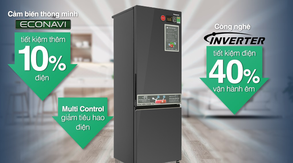Tủ lạnh Panasonic Inverter 325 lít NR-BC361VGMV - hình 4