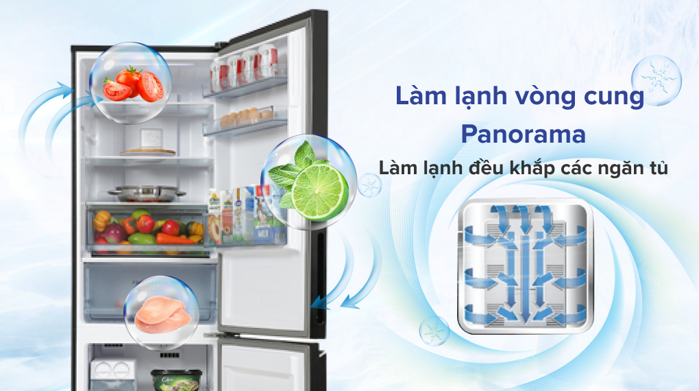 Tủ lạnh Panasonic Inverter 325 lít NR-BC361VGMV - hình 5