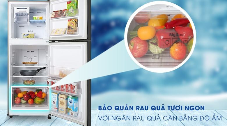 Tủ lạnh Samsung Inverter 208 lít RT20HAR8DBU/SV - hình 4
