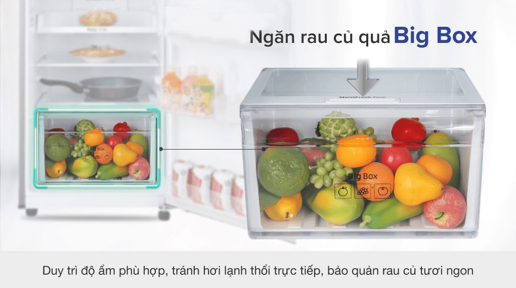 Tủ lạnh Samsung Inverter 236 lít RT22M4032BU/SV - hình 2