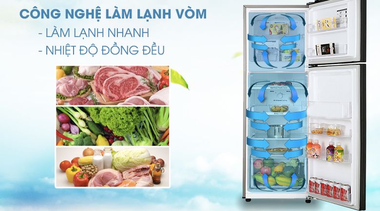 Tủ lạnh Samsung Inverter 256 lít RT25M4032BU/SV - hình 4