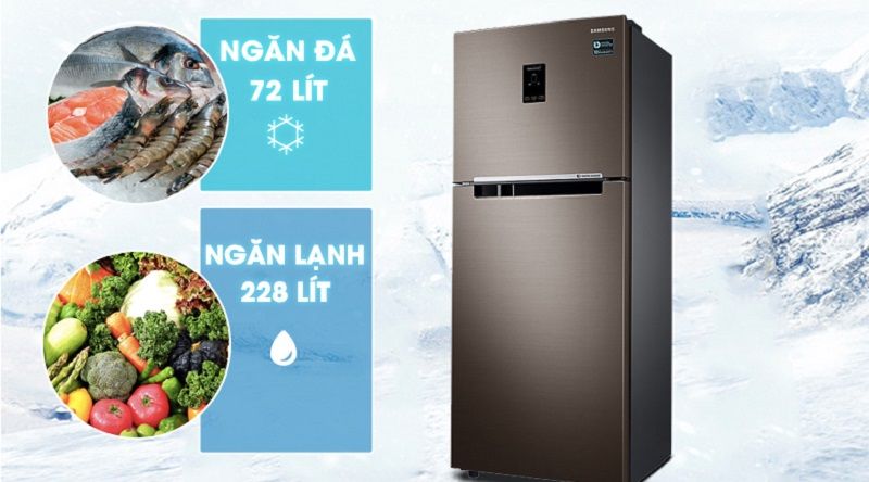 Tủ lạnh Samsung Inverter 299 lít RT29K5532DX/SV - hình 2