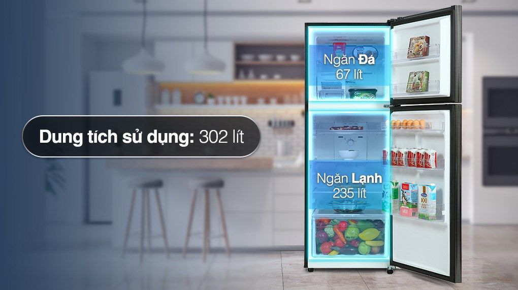 Tủ lạnh Samsung Inverter 302 Lít RT29K503JB1/SV - hình 2