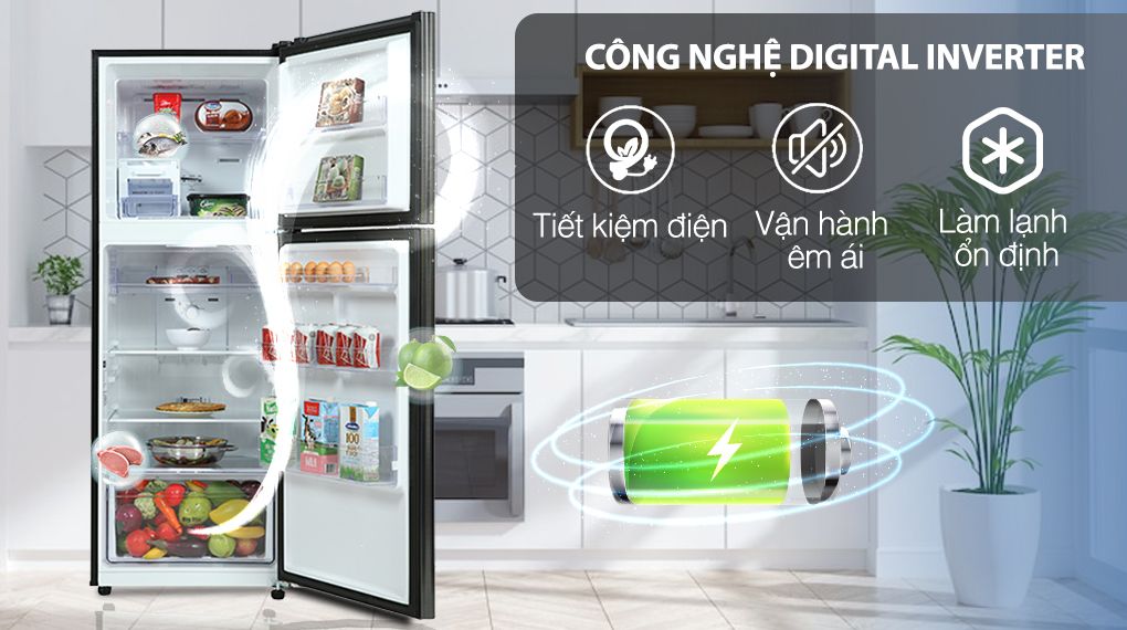 Tủ lạnh Samsung Inverter 302 Lít RT29K503JB1/SV - hình 3