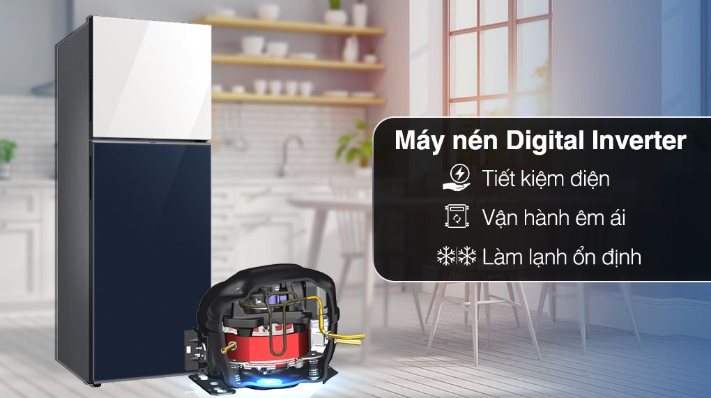 Tủ Lạnh Samsung Inverter 305 Lít RT31CB56248ASV - hình 3