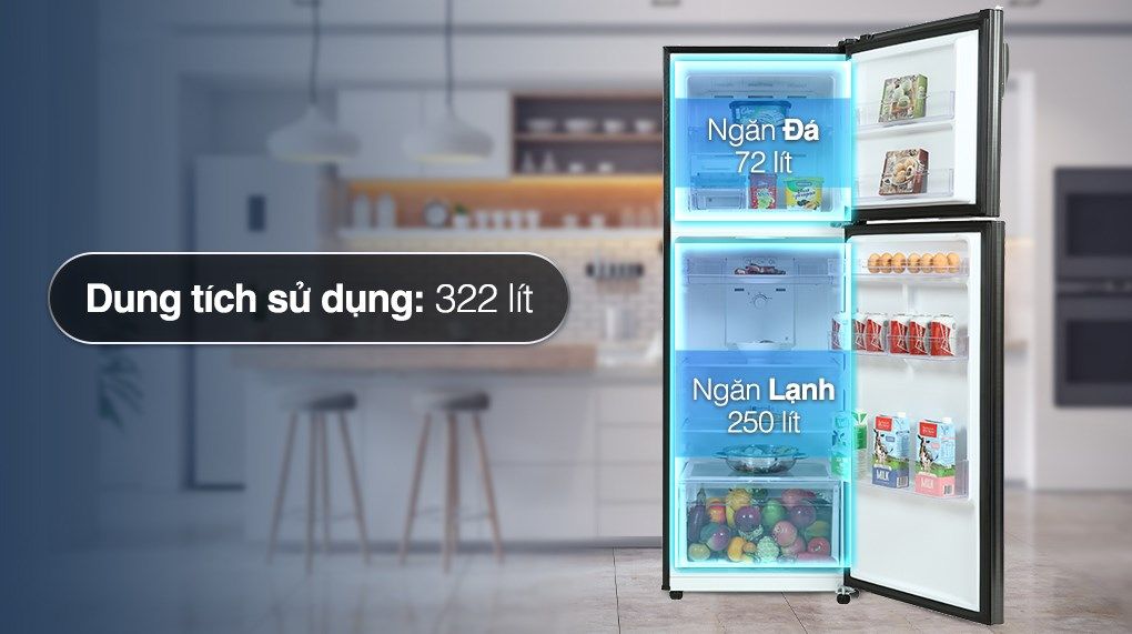 Tủ lạnh Samsung Inverter 322 Lít RT32K503JB1/SV - hình 2