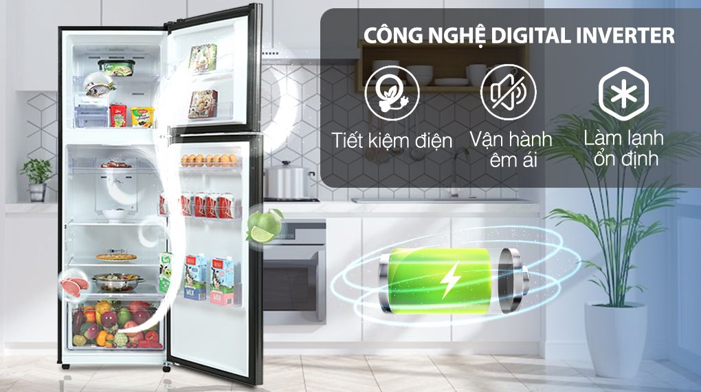 Tủ lạnh Samsung Inverter 322 Lít RT32K503JB1/SV - hình 3