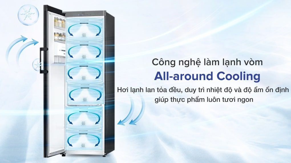 Tủ lạnh Samsung Inverter 323 lít RZ32T744535/SV - hình 4