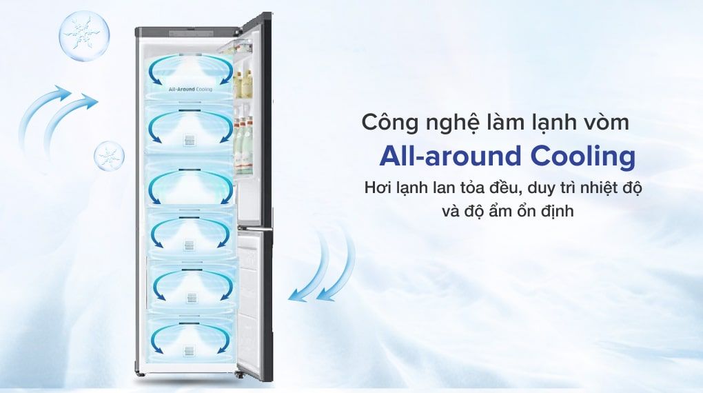 Tủ lạnh Samsung Inverter 339 lít RB33T307055/SV - hình 5
