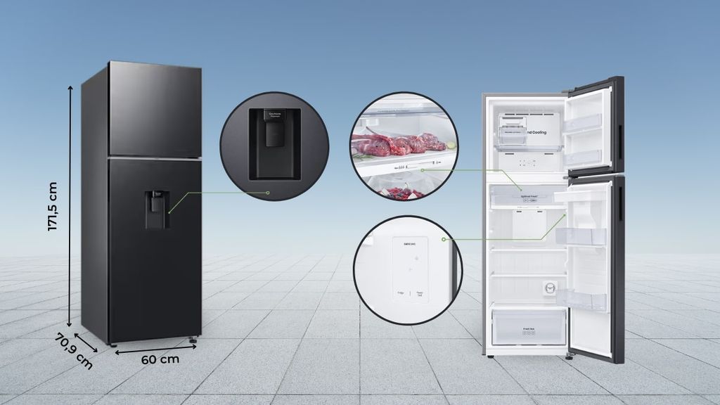 Tủ Lạnh Samsung Inverter 345 Lít RT35CG5544B1SV - hình 2