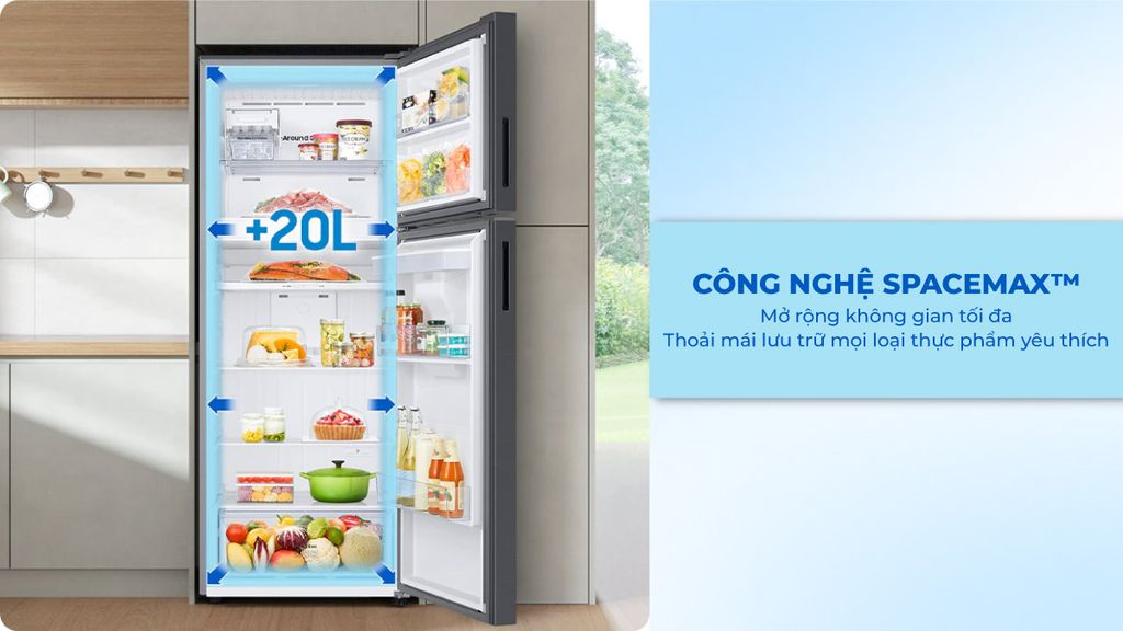 Tủ Lạnh Samsung Inverter 345 Lít RT35CG5544B1SV - hình 3