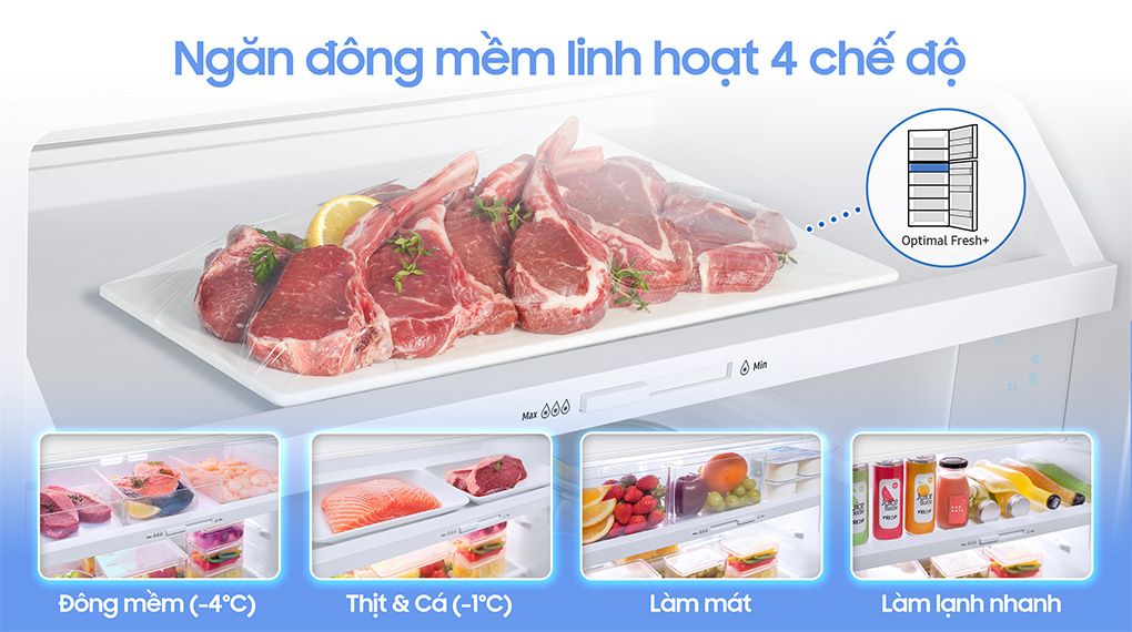 Tủ lạnh Samsung Inverter 406 lít Bespoke RT42CB6784C3SV - hình 5