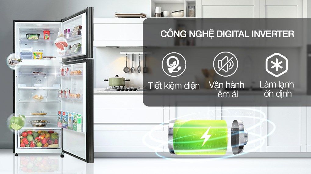 Tủ lạnh Samsung Inverter 460 lít RT46K603JB1/SV - hình 3