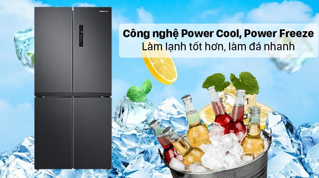 Tủ lạnh Samsung Inverter 488 lít RF48A4000B4/SV - hình 3