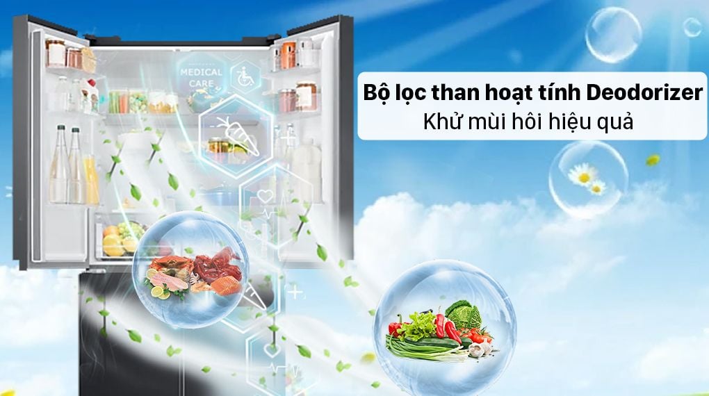 Tủ lạnh Samsung Inverter 488 lít RF48A4000B4/SV - hình 4