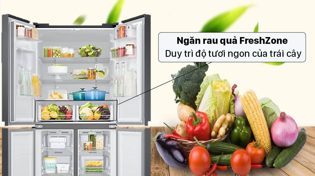 Tủ lạnh Samsung Inverter 488 lít RF48A4010B4/SV - hình 4